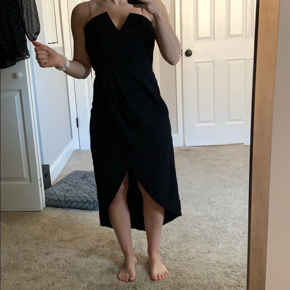 Black cocktail dress
